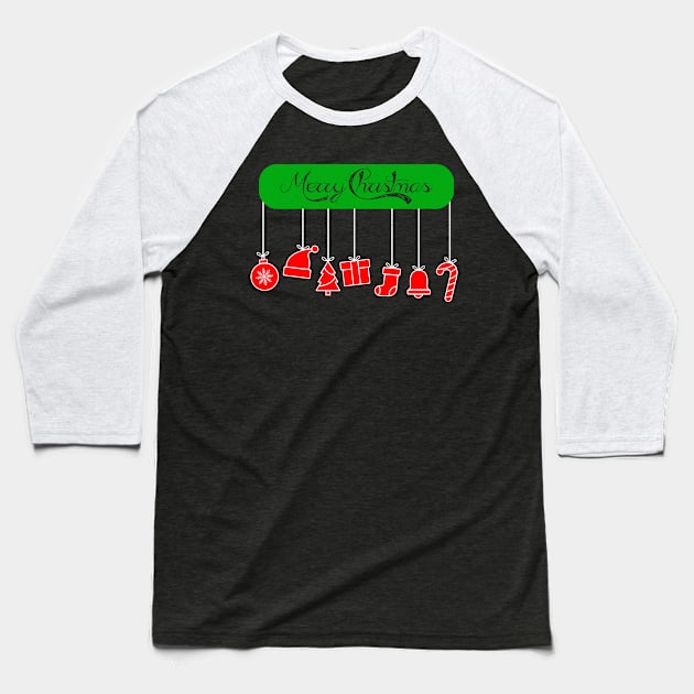 Merry Christmas 2021 Baseball T-Shirt by 99% Match